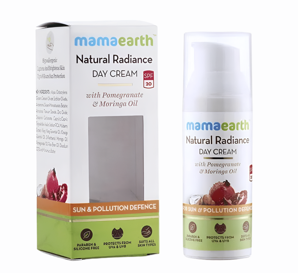 Mamaearth Natural Radiance Day Cream SPF 20