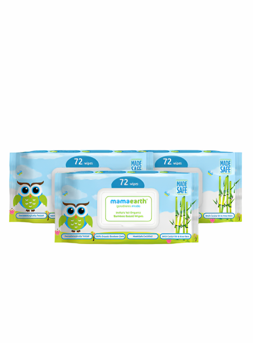 Mamaearth baby Organic Bamboo Based Baby Wipes