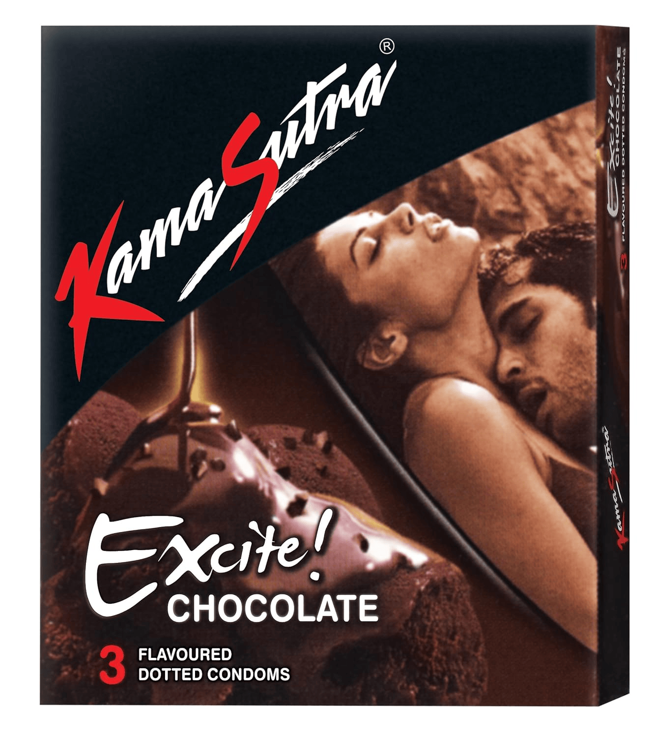 KamaSutra Excite Condom Chocolate – iMediCart E Pharmacy, image size:1333x1500