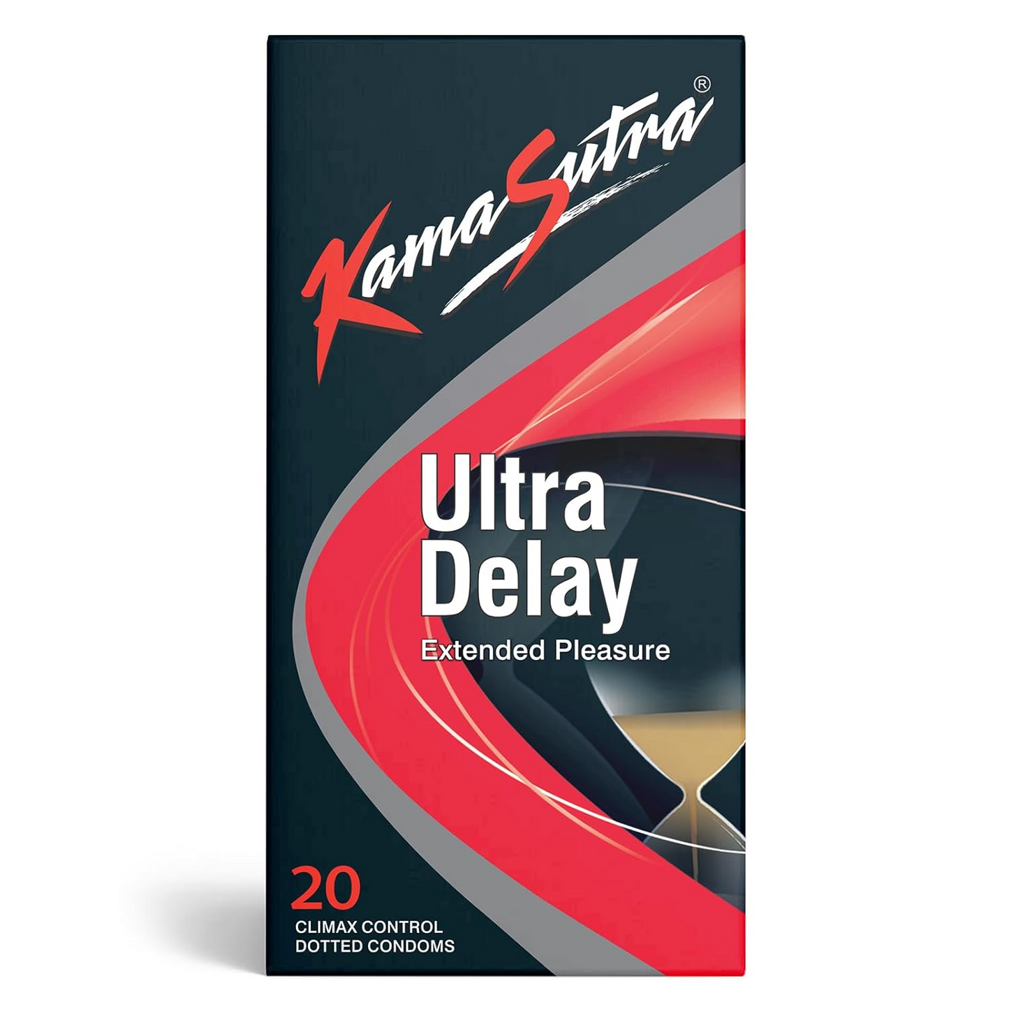 KamaSutra Ultra Delay Extended Pleasure Climax Control Dotted Condom
