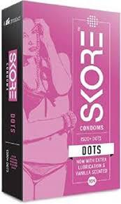 Skore Colored With Raised Dots Condom