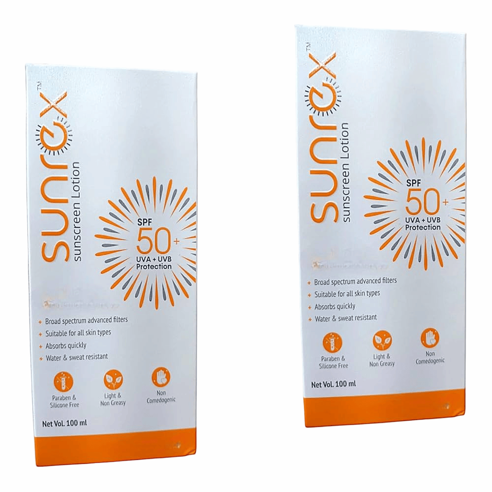 Sunrex sunscreen SPF50 Lotion