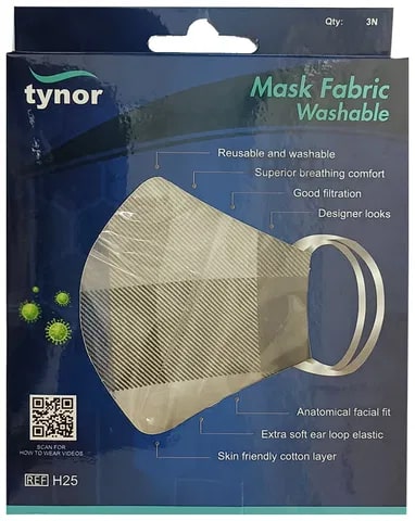 Tynor Mask Fabric Washable