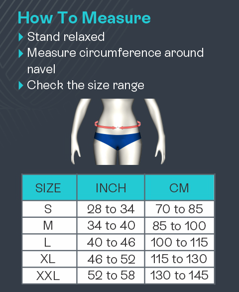 Tynor A 20 Pregnancy Back Support Belt Small Grey