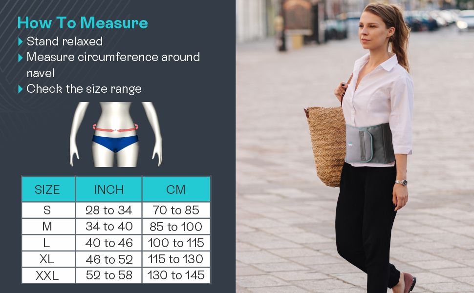 Tynor A 20 Pregnancy Back Support Belt XL Grey