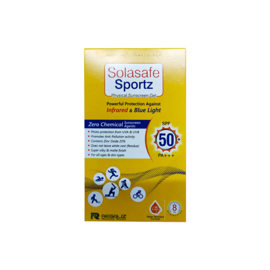 Solasafe Sportz Physical Sunscreen Gel SPF 50+