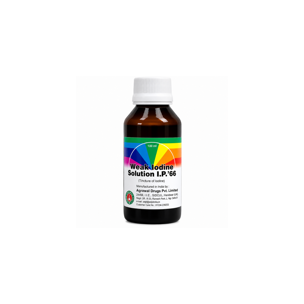 ADPL Weak Iodine Solution I.P. 66 (15ml Each)