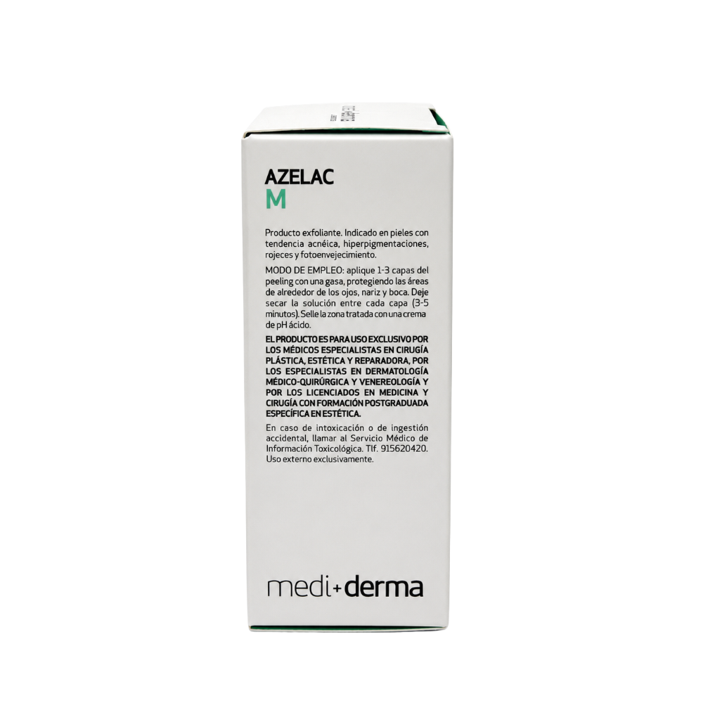 Mediderma AZELAC M box with professional directions for acne-prone skin and hyperpigmentation