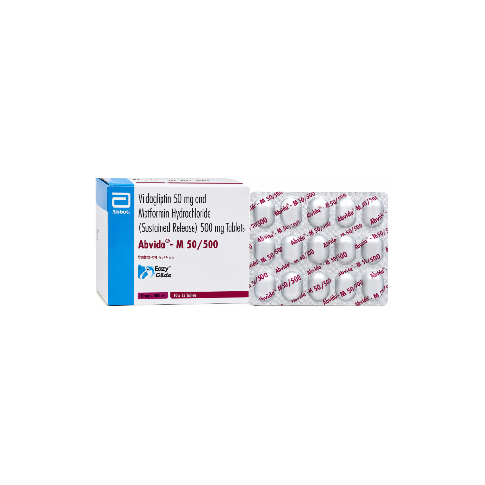 ऐब्विडा-एम 50mg/500mg टैबलेट