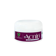 Acnin face pack jar on a white background