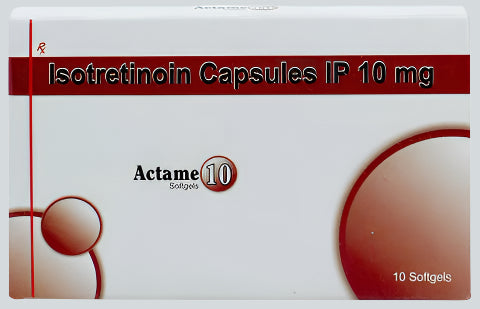 Actame 10mg Soft Gelatin Capsule