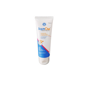 Tube of AquaOat moisturizing cream on a white background
