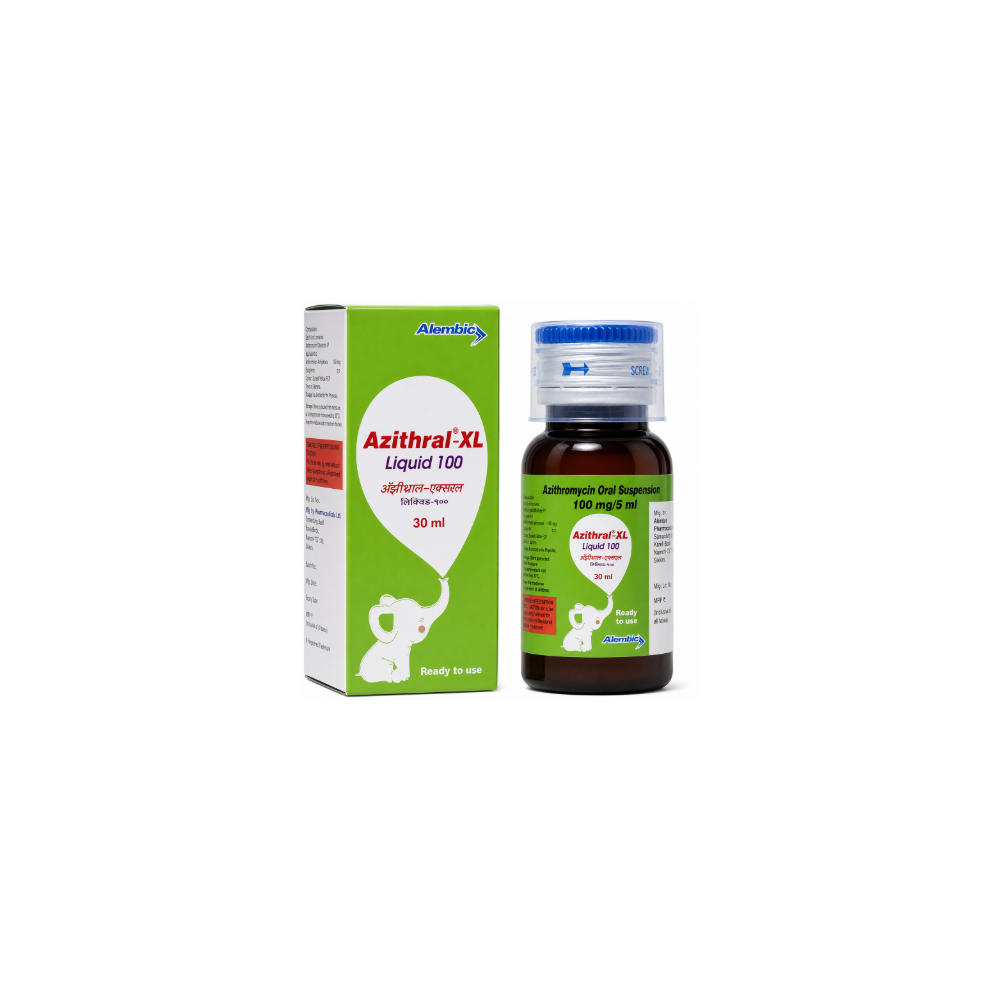 Azithral-XL 100 Liquid fornt