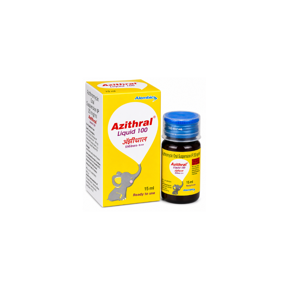 Azithral 100 Liquid front