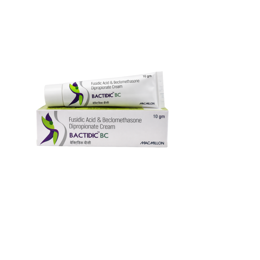 Bactidic BC cream packaging on a white background
