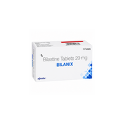 Bilanix 20mg Tablet MARKETED BY: Ajanta Pharma Ltd PACK OF: 10 tablets in 1 strip SALT NAME: Bilastine (20mg) Prescription Required: Yes USES: Treatment of Allergic conditions ALTERNATE BRAND:-Bilacalm Tablet, Bilachek Tablet, Akubliss Tablet, Antegy Tablet, Bilaxta 20mg Tablet, Manufacturer/Marketer Address: Ajanta House, Charkop, Kandivli West, Mumbai 400 067, India, Country of Origin: India