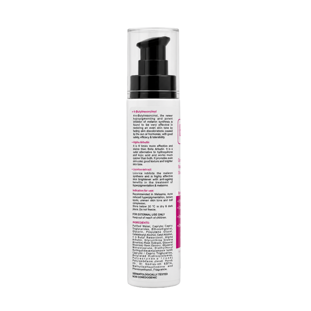 Brilante Intense Brightening Serum 50ml white pump bottle front view