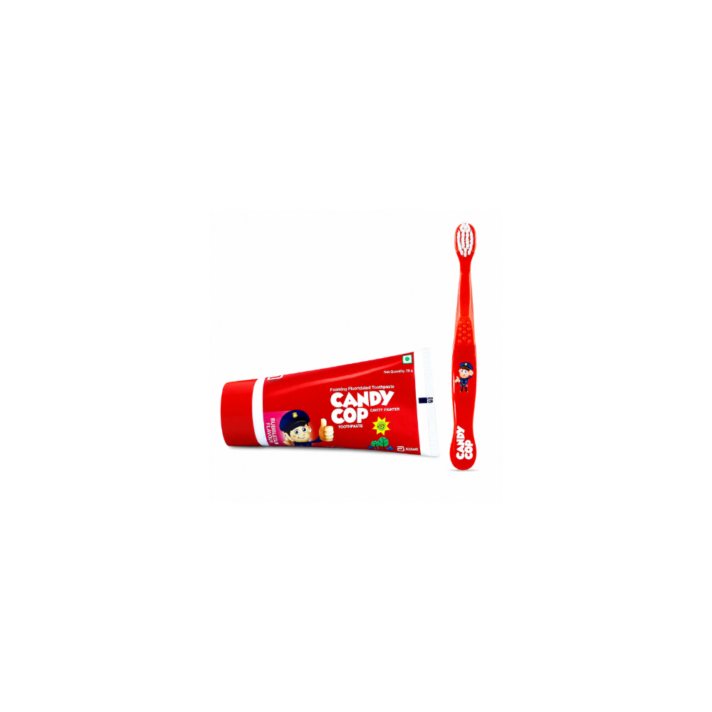 Candy Cop Foaming Fluoridated Toothpaste Bubblegum
