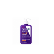 CeraVe Brightening Vitamin C Cleanser 236 ml pump bottle front view with stabilized Vitamin C, niacinamide and three essential ceramides