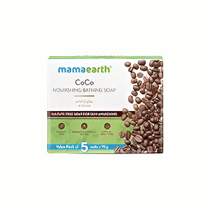 Mamaearth कोको नरिशिंग नहाने का साबुन (75gm प्रत्येक)
