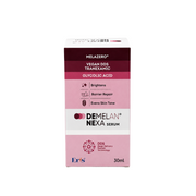 Demelan Nexa Serum 30ml front box with Melazero Tranexamic Acid and Glycolic Acid