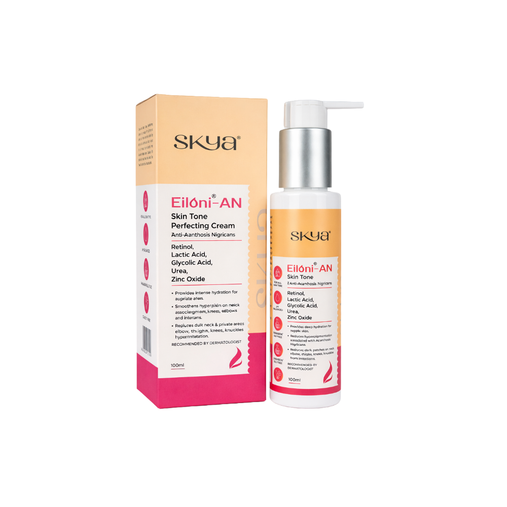 Skya Eiloni-An skin tone perfecting cream packaging on a white background