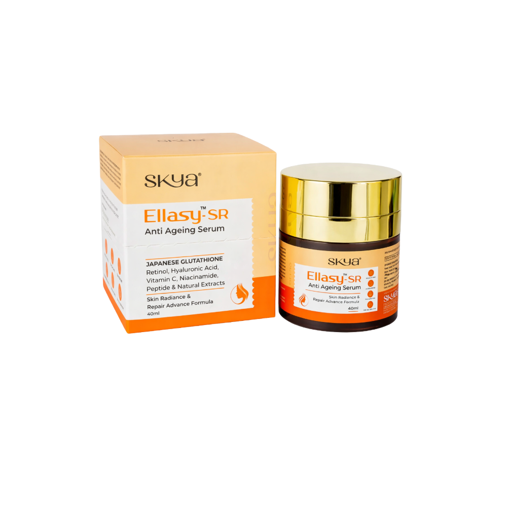 Skyna Ellasy-SR Anti-Aging Serum packaging on a white background