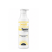 Entod Beauty GloTamin Brightening and Nourishing Body Lotion 200ml bottle with white packaging and yellow accents.