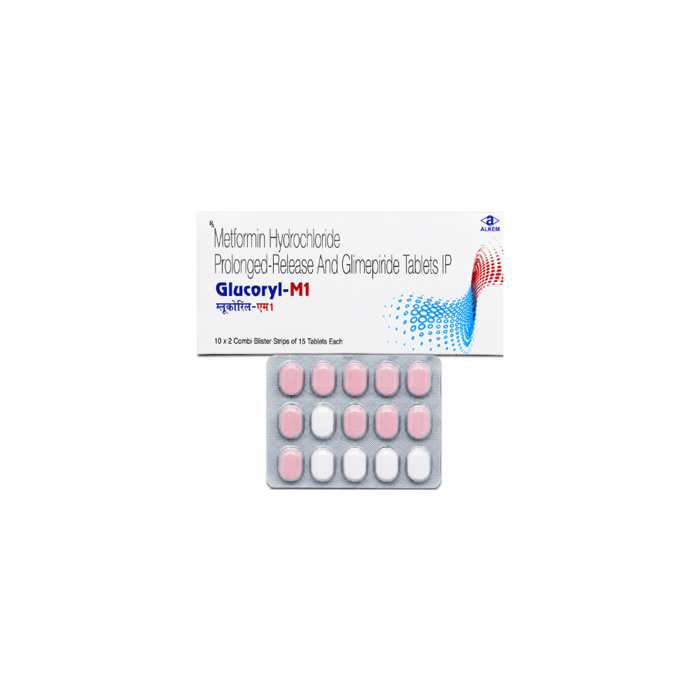 Glucoryl-M 1 Tablet PR Front
