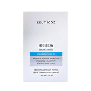 Ceuticoz Hebeda serum packaging on a white background