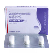 हेर्पिवल 1000mg टैबलेट