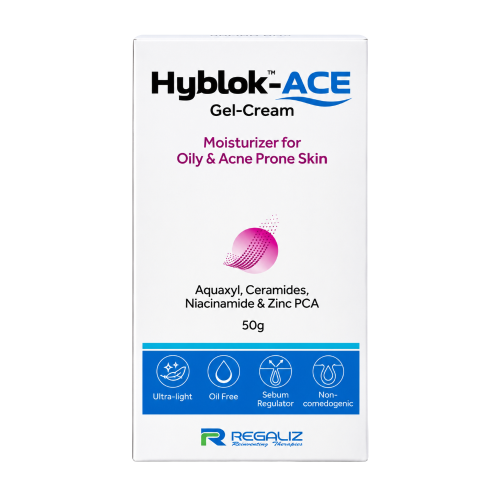 Hyblok-ACE Gel-Cream moisturizer for oily and acne-prone skin 50g