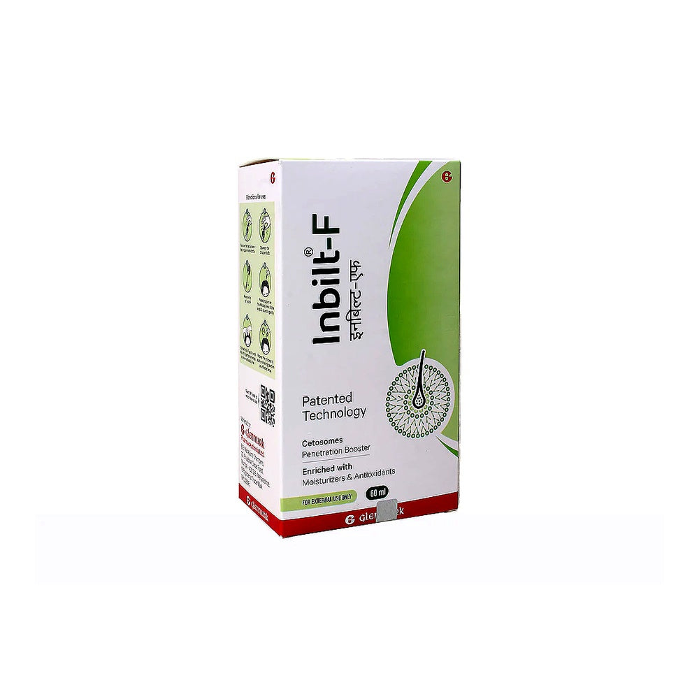 Inbilt-F box with green and white design on a white background