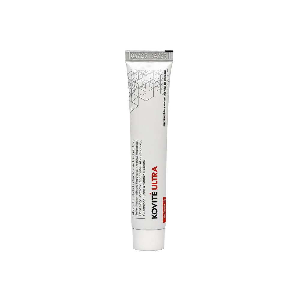 KOVITÉ ULTRA Cream 20g by Lyra Laboratories skincare tube for hyperpigmentation and uneven skin tone