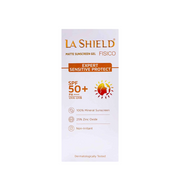La Shield sunscreen gel packaging on a white background