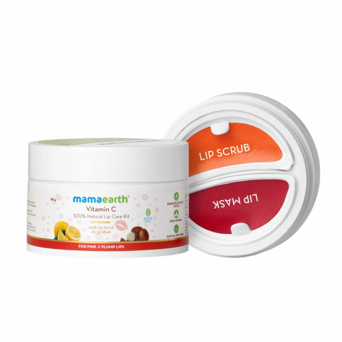 Mamaearth Vitamin C 100% Natural Lip Care Kit
