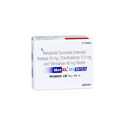 Box of Met XL 3D 25/12.5 medication on a white background