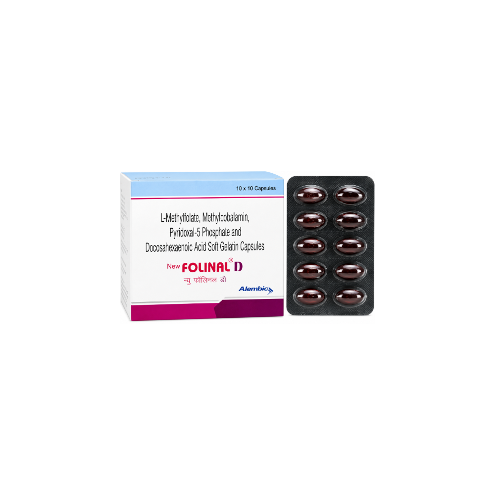 New Folinal D Soft Gelatin Capsule Front