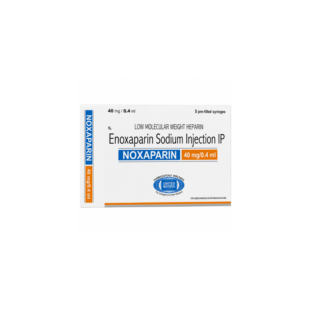 Box of Noxaparin Sodium Injection IP on a white background