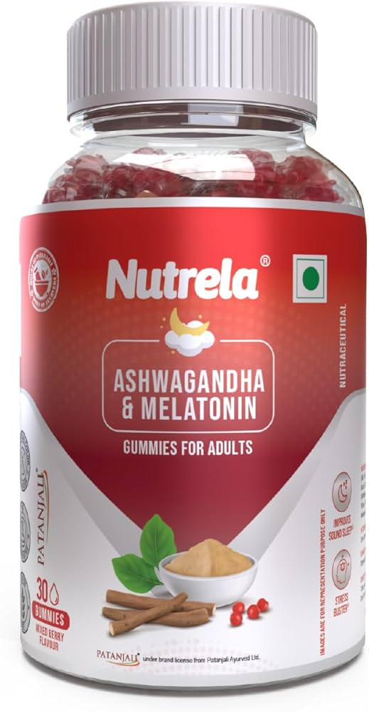 Nutrela Ashwagandha & Melatonin Gummies For Adults