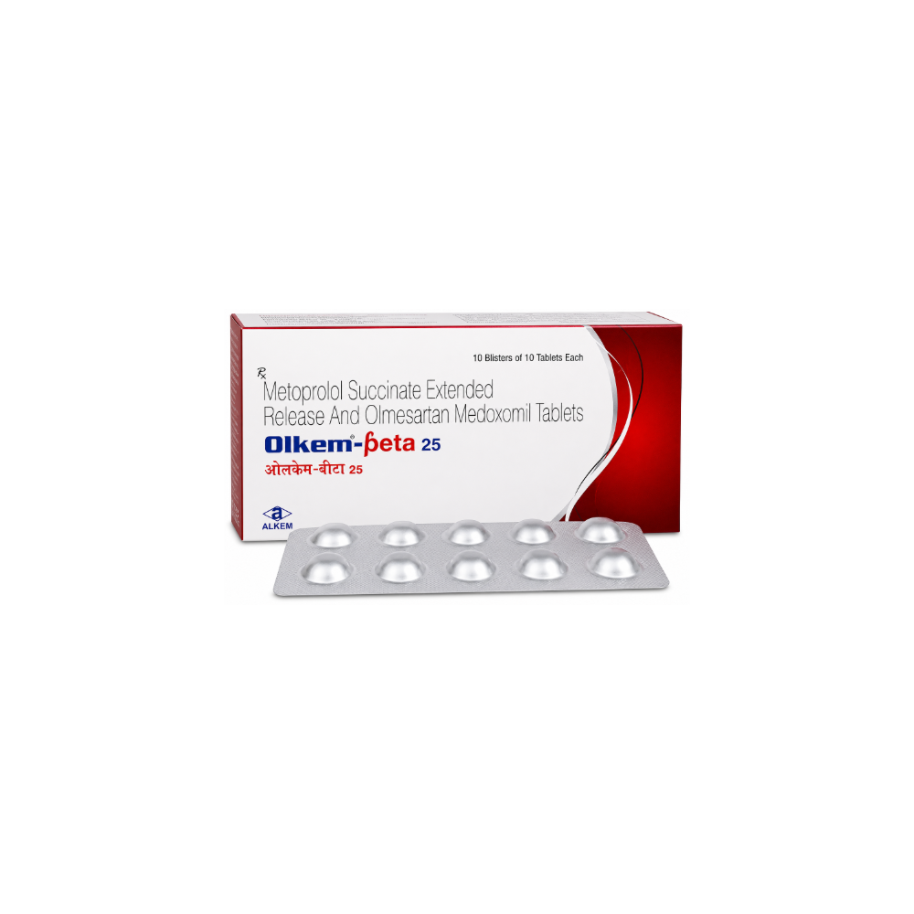 Olkem Beta 25 Tablet front