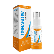 ORNAGLOW skin toner bottle and packaging on a white background