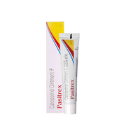 Pasitrex Calcioprol Ointment tube and packaging on a white background