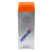 Prelox Tablets 60 Front View
Men's Wellness Supplement**
Front view of Prelox Tablets 60 pack with L-Arginine Aspartate, Taurine and Pycnogenol® men's wellness supplement.