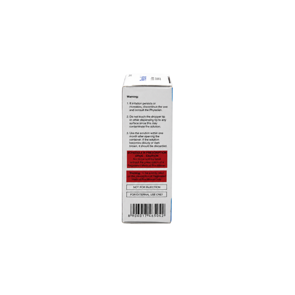PresVu Pilocarpine Hydrochloride eye drops packaging showing warnings and prescription information