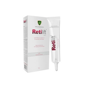 Retilift product packaging including box and tube on a white background