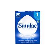 Similac infant formula packaging with Abbott logo on a white background