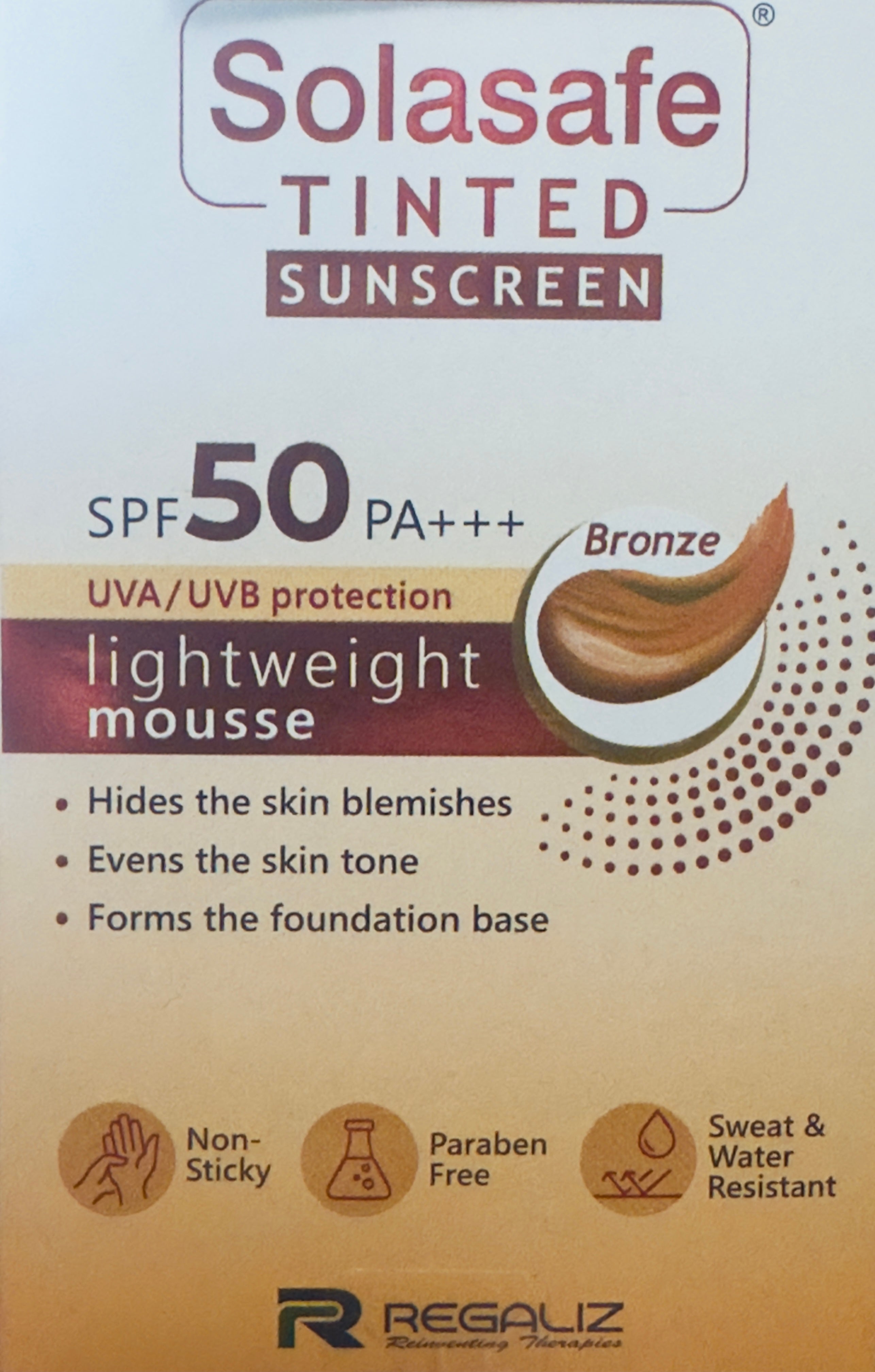 Solasafe Tinted Sunscreen