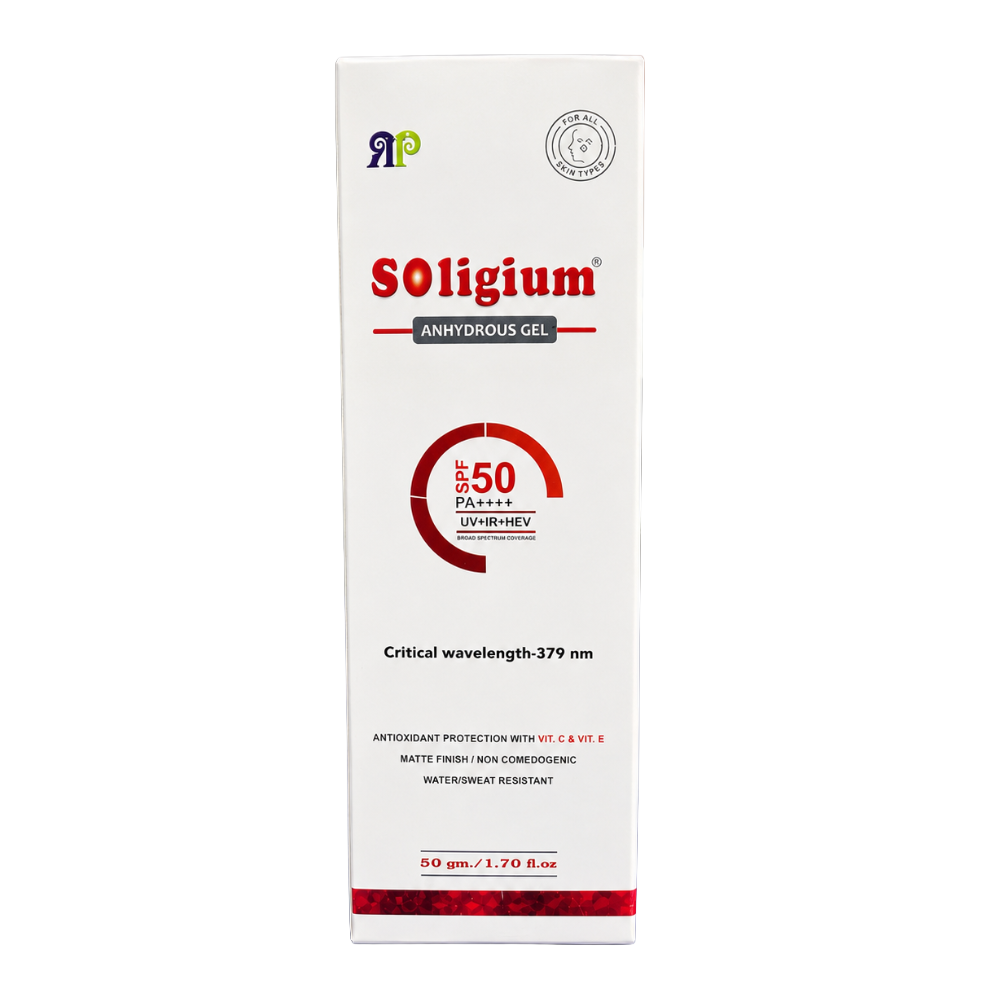 SOLigium anhydrous gel packaging on a white background