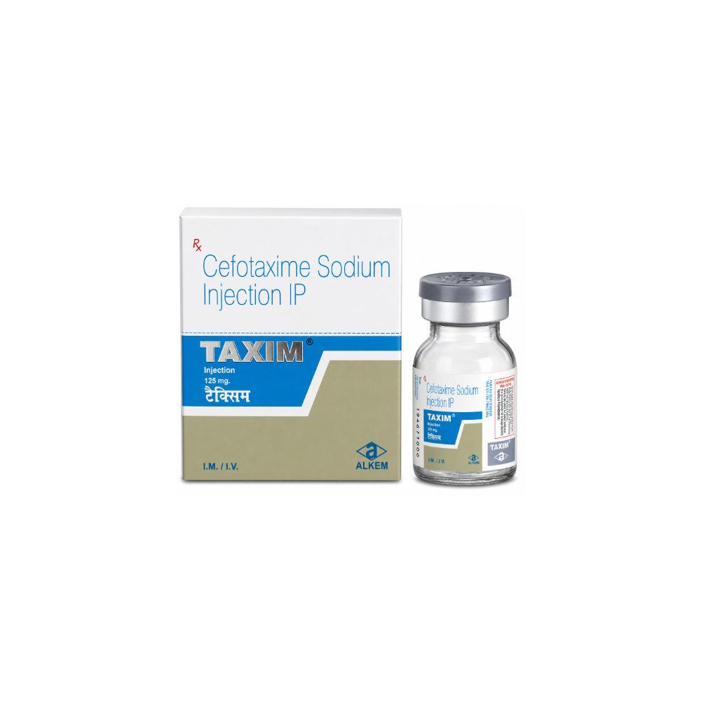 Taxim 125mg Injection FRONT